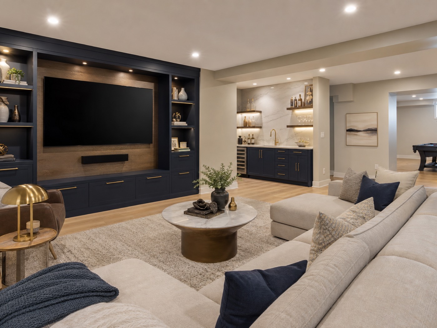 Basement finishing